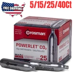 New 25 Pack Crosman 2311 Powerlet 12G CO2 Cartridges Bulk Discount Available. Fixed Price $22.11.