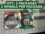 2-PACK 2/PC (4 Wheels ) Rotozip By Bosch 3-1/2" Masonry Cutting RZMAS2 Zipmate. Fixed Price $27.38.