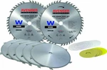 Avenger AV-84206 Stack Dado Set, X Tooth, 5/8-INCH Arbor Aluminum Case. Fixed Price $79.00.