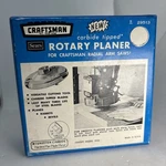 Vintage Craftsman Carbide Tipped Rotary Planer 9-29513 W/ Box/papers Made Usa. Fixed Price $16.00.
