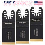 Vearter 3PCS Oscillating Multi Tool Saw Blade Set Wood Metal Cutter. Fixed Price $14.21.
