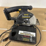Panasonic 5-3/8" Metal Cutter Saw 15.6V Model Plus Charger #B1. Fixed Price $70.00.