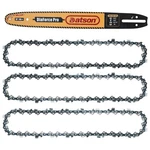 16" Chainsaw Guide Bar&chains 56DL 3/8"LP,043"G For Greenworks 20152 Digipro 40V. Fixed Price $39.99.