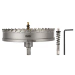 Cenyb 6-1/8" Tungsten Carbide Tipped Hole Saw 2PCS Titanium Pilot Bits Heavy Dut. Fixed Price $88.20.