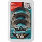 Makita E-12647 X-lock 4-1/2IN Diamond Blade Variety Pack 3PC. Fixed Price $42.81.