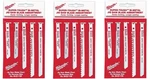 Milwaukee 49-22-1168 Universal Jig Saw Set Metal/wood 5-BLADE 3 Pack. Fixed Price $44.99.