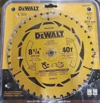 Dewalt 8-1/4IN 40T Circular Saw Blade DWA281440 Fine FINISH..1 Bad Tooth. Fixed Price $18.00.