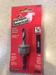Vermont American No 18301, 1/4 Fits 3/4 -1 1/8 Carbon Hole Saw With Mandrel. Fixed Price $9.25.