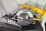 Dewalt DW935 Cordless Circular Trim Saw 14.4V 5-3/8" Tool With Case. Fixed Price $34.50.