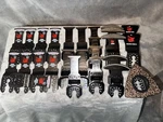 Milwaukee 24-PIECE Oscillating Tool Blade Kit Cutting Grinding Grout Removal!+++. Fixed Price $175.00.