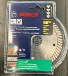 Bosch 4 1/2 Turbo Rim Diamond Blade For Ceramic, Porcelain, Granite. Fixed Price $14.99.