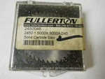 Fullerton 2450046 Solid Carbide Saw Blades X2 36 Teeth 1.5X.5X.0400 1/2" Arbor. Fixed Price $34.95.
