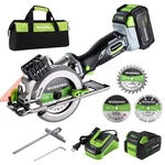 Workpro 20V Cordless Electric Circular Saw - 115MM Blade, Laser Guide For Wood &. Fixed Price $228.79.