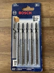 (5-PK) Bosch T-shank Jig Saw Blades 10-TOOTH 4" T101B. Fixed Price $7.99.