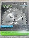 Dualsaw CS450 Circular Blade Set 4-1/2" 28T Multi-purpose Metal, Wood. Fixed Price $45.99.