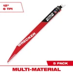 Milwaukee 48-00-5573 5PC 12" Wrecker With Nitrus Carbide Sawzall Blade. Fixed Price $99.99.