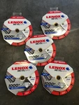 Lot 6 Lenox Metalmax Inch Cutting Wheel Diamond Edge 1972923. Fixed Price $64.99.