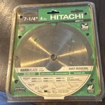 Hitachi Hardiblade 7-1/4" Pcd Circular Saw Tooth Fiber Cement 18008. Fixed Price $24.49.