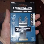 Hercules HA23-62 Carbide Reduced Neck Plunge Blade 1-3/8" For Oscillating Tool. Fixed Price $9.99.