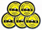 5 Dewalt 7-1/4 Carbide Tipped Circular Saw Finish Blades Tooth DWA171460. Fixed Price $69.99.
