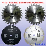 4X 4-1/2 Inch Metal Wood Tile Saw Blade For Rockwell RK3441K Worx RW9281 Compact. Fixed Price $20.95.