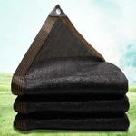 6' X 50' Black Fence Privacy Screen, Backyard Fabric Mesh Tarp Garden Windscreen. Fixed Price $24.78.