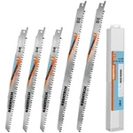 Keentech 9 And 12 Inch Cr-v Reciprocating Saw Blade Set, 5 Tpi, For Wood Cutting. Fixed Price $21.80.