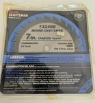Sears Craftsman 7 Inch Carbide Combination Saw Blade Model 32488. Fixed Price $18.00.