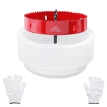 6-1/2 Inch Hole Saw With 180MM Dust Bowl Catcher For Recessed Lights, 165MM H.... Fixed Price $34.32.