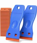 Plastic Razor Blades Scraper Tool - 2 Pack Wall Paint Remover With 100 Pcs. Fixed Price $13.99.