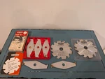 Vintage Craftsman Kromedge Dado Set 6 No 9-3249 Usa Case & Instructions. Fixed Price $12.99.
