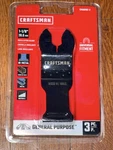 Craftsman CMA0102-3 Bi-metal Oscillating Blade 1-1/8" Pack. Fixed Price $19.66.