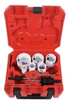 Milwaukee 49-22-4095 10-PIECE Electrician's Ice Hardened Hole Saw Kit. Fixed Price $78.99.