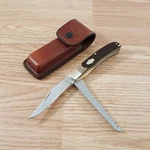Schrade Ot Buzz Saw Trapper Folding Knife High-carbon Stainless Blade Delrin. Fixed Price $36.39.