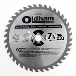 Oldham 7254740 7-1/4" X Tooth Smooth Cutting Circular Saw Blade. Fixed Price $5.00.