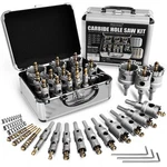 22PCS Carbide Hole Saw Kit For Metal - Heavy Duty Tct Cutter Drill Bits .... Fixed Price $88.67.