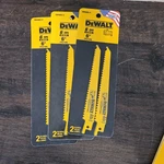New Dewalt DW4802 Reciprocating Saw Blade (3) Pack 6" Tpi. Fixed Price $14.99.