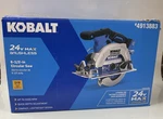 Kobalt 24V Max Brushless Cordless 6-1/2" Circular Saw Tool Only KCS124B-03. Fixed Price $96.95.