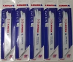 Lenox 20568624R Size 6" Tpi Recip Saw Blades For Thin Metal - 5PKS Usa. Fixed Price $33.00.