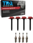 Trq Ignition Coil Spark Plug Kit 8PC Fits Dodge Dart Jeep Cherokee 2014-2021 Oem. Fixed Price $89.67.