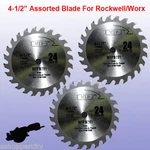 3X 4-1/2" Carbide Circular Saw Blade For Rockwell Compact RK3441K Worx Dewalt. Fixed Price $19.95.