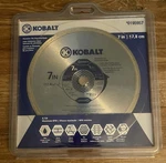 Kobalt Porcelain Tile Diamond Blade 0195957 (B56982-1 (k) FF-32). Fixed Price $10.50.