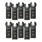 Imperial Blades One Fit 1-1/4" Japanese Tooth Hardwood Blade, 10PC, Multi. Fixed Price $68.35.