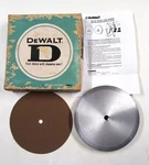 Vintage Dewalt Disc Sander For Radial Arm Saw 5/8" Lh Arbor Usa 7470. Fixed Price $110.00.