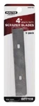 Master Painter Wsb 5 Packs 4" Glass & Tile Scraper Blades - 30. Fixed Price $66.93.