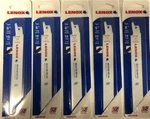 Lenox 20567S618R 6" 18TPI Metal Cutting Reciprocating Saw Blade Usa - 5PCS. Fixed Price $8.50.