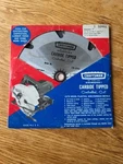 Vintage Craftsman 9-32461 Kromedge Carbide Tipped 7" 1/4" Circular Saw Blade. Fixed Price $27.50.