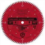 Freud 10IN Thin Kerf Ultimate Cut-off Blade With Perma-shield Coating. Fixed Price $84.99.