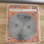 Cmt Orange Tools Calibration & Sanding Disk 10" 5/8" Bore Hq Steel 299.112.00. Fixed Price $18.00.