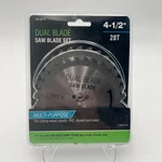 Dualsaw CS450 Circular Blade Set 4-1/2" 28T Multi-purpose Metal, Wood. Fixed Price $42.00.